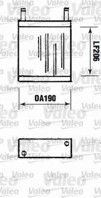 VALEO 812092 Heat Exchanger, interior heating